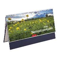 ASZTALI NAPTÁR 2026 T054-004, FEHÉR, ÁLLÓ, KÉK, NEMZETI PARK