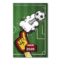 ZSEBNAPTÁR 2026, ÁLLÓ, A/6, HETI, FOOTBALL