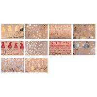 DÍSZCSOMAGOLÓ, KARÁCSONYI, 200X70 CM, KRAFT