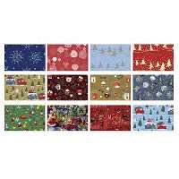 DÍSZCSOMAGOLÓ, KARÁCSONYI, 200X70 CM, RASO