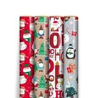 KARÁCSONYI CSOMAGOLÓPAPÍR, GYEREK MINTÁS, 70 X 400 CM