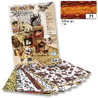 DEKORÁCIÓS KARTON FOLIA, 50X70 CM, 300 GR , KIGYÓ MINTÁS