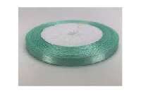 SZATÉN SZALAG, 6 MM-ES, KB.22 MÉTER, MENTA ZÖLD