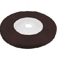 SZATÉN SZALAG, 6 MM-ES, KB.22 MÉTER, CSOKIBARNA