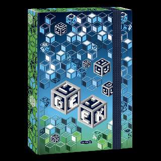 FÜZETBOX A/4, GEEK