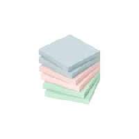 JEGYZETTÖMB, ÖNTAPADÓS, 75X75 MM, PASTELL MIX