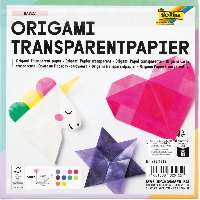 TRANSPARENS ORIGAMI PAPÍR  FOLIA, 15X15 CM 42G, 500 ÍV/CSOM ( CSOMAG NEM BONTHATÓ), 10 VÁLOGATOTT SZÍN