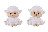 DEKOR BARI, PORCELÁN, 2DB/CSOM, FEHÉR