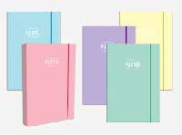 FÜZETBOX A/4, PASTEL