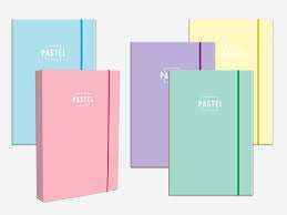 FÜZETBOX A/4, PASTEL