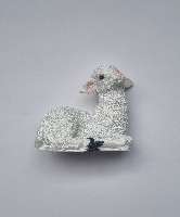 DEKOR HÚSVÉTI BÁRÁNY, KERÁMIA FEKVŐ