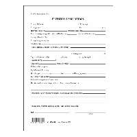 C.3350-41 ÉRTESÍTÉS ÚJSZÜLÖTTRŐL, 70 G/M2, A/5, 1+1 SZÍN