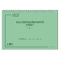 D.E.902 KULCSNYILVÁNTARTÓ A/4 50 LAPOS