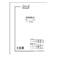 B.13-374/4/V SZÁMLA, 25X4 LAPOS , A/4