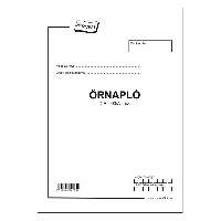 D.E.903/A ŐRNAPLÓ (HAVI), 36 OLDALAS, A/4