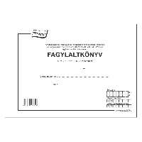 D.VV.1 FAGYLALTKÖNYV A/4 50 L. FÜZET, A/4