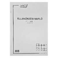 C.18-72/V ELLENŐRZÉSI NAPLÓ, 20X3 PÉLDÁNYOS, A/4