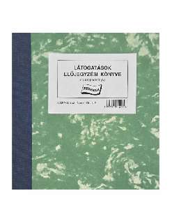 C.3341-20 LÁTOGATÁSOK ELŐJEGYZÉSI KÖNYVE, 150 LAPOS
