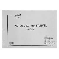 D.GÉPJÁRMŰ 41/U MENETLEVÉL AUTÓBUSZ, 100 LAPOS, A/4