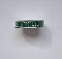 RIPSZ SZALAG (SZATÉN), 1CM SZÉLES, SÖTÉTZÖLD