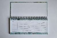 ASZTALI TERVEZŐ PRÉMIUM, FLOWER GARDEN, HETI, WHITE PRINCESS