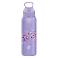 FÉMKULACS ARS UNA, DUPLAFALÚ 3D, 700 ML, SNOWF LOWER PURPLE