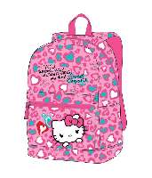 HÁTIZSÁK, 42X31X17 CM, 21 L, HELLO KITTY PINK