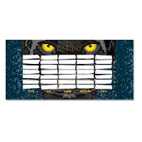 ÓRAREND, EGYLAPOS,KÉT OLDALAS, BLACK PANTHER, 25ÍV/CSOMAG