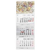 SPEDITŐRNAPTÁR 2027 T070-020, 3 TÖMBBŐL 3 HAVI, 315 MM X 852 MM, MAGYARORSZÁG TÉRKÉP