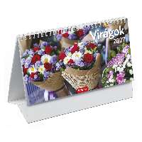 ASZTALI NAPTÁR 2027 T058, VIRÁGOK