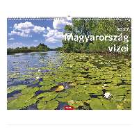 FALINAPTÁR 2027 T093-08F, 420 MM X 310 MM, MAGYARORSZÁG VIZEI