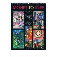 FALINAPTÁR 2027 T096-13A, 420 MM X 560 MM, MONET TO KLEE